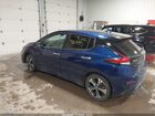 2021 Nissan Leaf Sv Plus 62 Kwh Blue vin: 1N4BZ1CV3MC553473