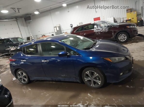 1N4BZ1CV3MC553473 2021 NISSAN LEAF Blue Rear interior view