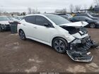 2021 Nissan Leaf Sv Plus 62 Kwh White vin: 1N4BZ1CV4MC552137