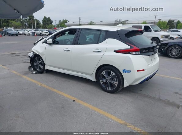 1N4BZ1CV4MC556432 2021 NISSAN LEAF Белый Задняя левая четверть
