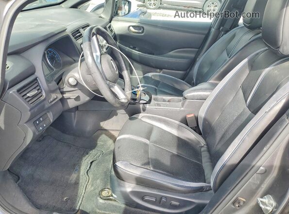 1N4BZ1DP4LC306798 2020 NISSAN LEAF Gray Սալոնի դիմացի տեսք