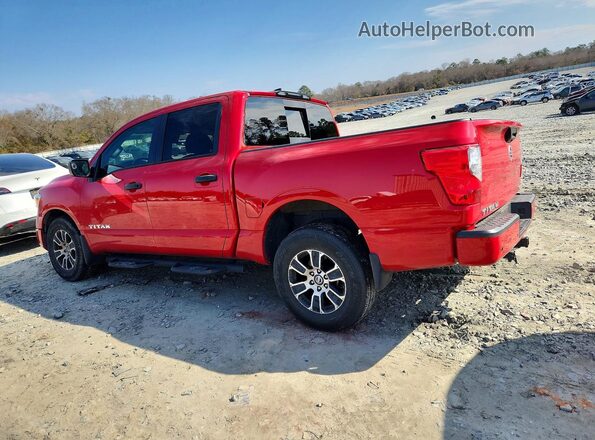 1N6AA1EF1NN100152 2022 NISSAN TITAN Красный Задняя левая четверть