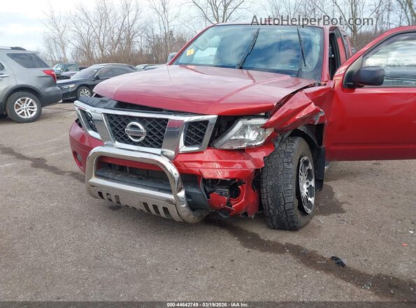 1N6AD0CW4JN752052 2018 NISSAN FRONTIER Красный Вид спереди