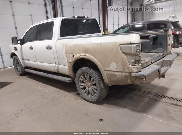 1N6BA1F45GN517732 2016 NISSAN TITAN XD Белый Задняя левая четверть