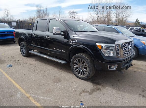 1N6BA1F49GN500996 2016 NISSAN TITAN XD Черный Передняя правая четверть