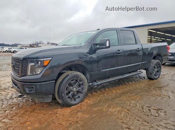 1N6BA1F49KN509481 2019 NISSAN TITAN Черный Передняя левая четверть