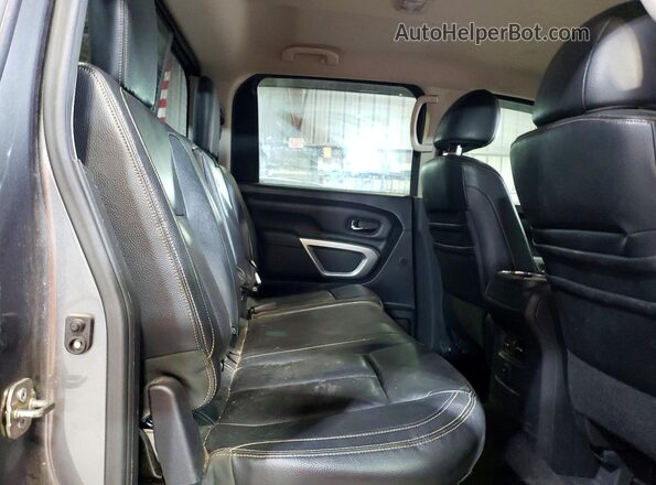 1N6BA1F4XGN502028 2016 NISSAN TITAN Серый Вид задних сидений