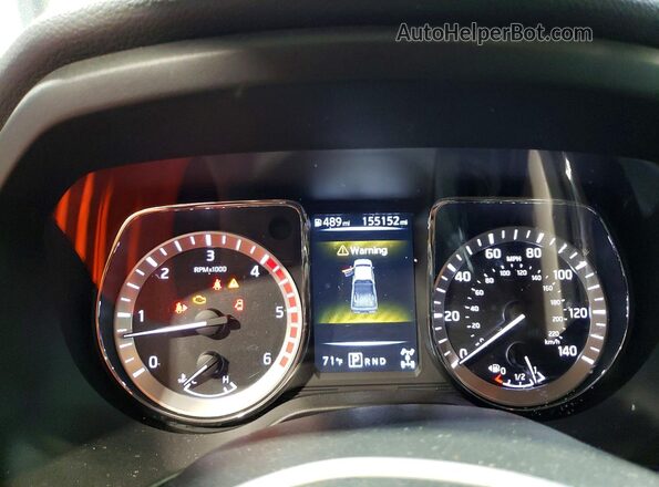 1N6BA1F4XGN502028 2016 NISSAN TITAN Серый Вид щитка приборов