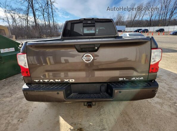 1N6BA1F4XGN512865 2016 NISSAN TITAN Серый Вид сзади