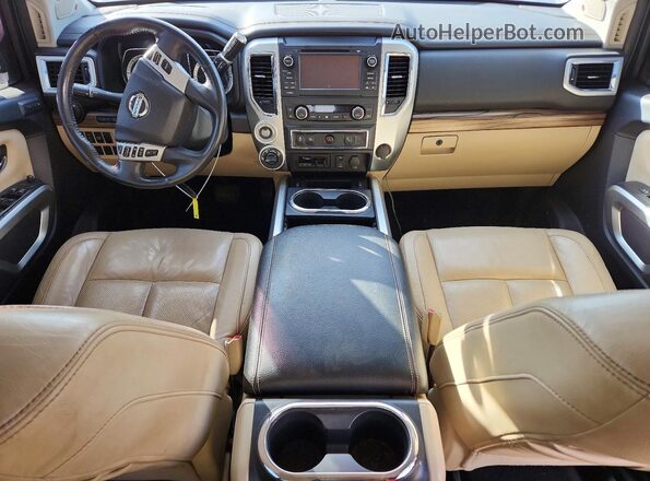 1N6BA1F4XGN512865 2016 NISSAN TITAN Серый Вид панели приборов