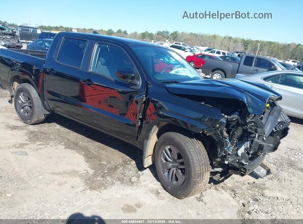 1N6ED1EJ2SN651179 2025 NISSAN FRONTIER Black წინა მარჯვენა