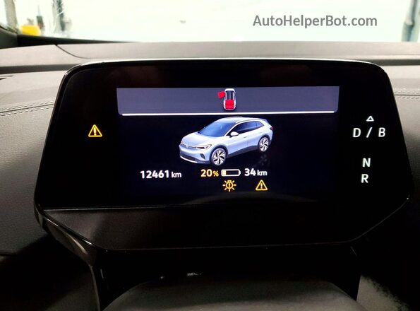 1V29SPE85RC022126 2024 VOLKSWAGEN ID.4 Серебряный Вид щитка приборов