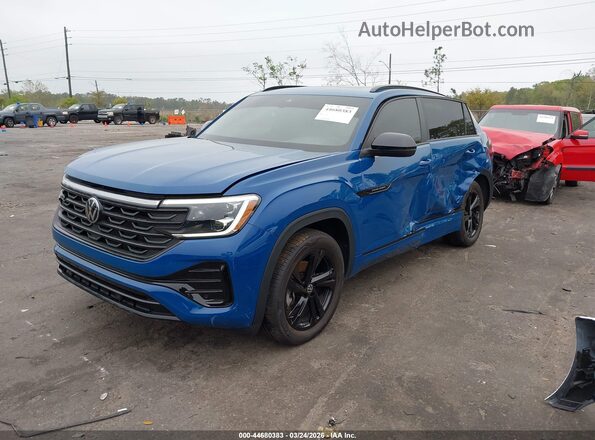 1V2AE2CA2SC211450 2025 VOLKSWAGEN ATLAS Blue Передня ліва чверть