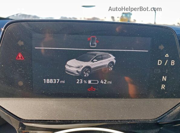 1V2BMPE80PC019546 2023 VOLKSWAGEN ID.4 White ხელსაწყოთა პანელის ხედი
