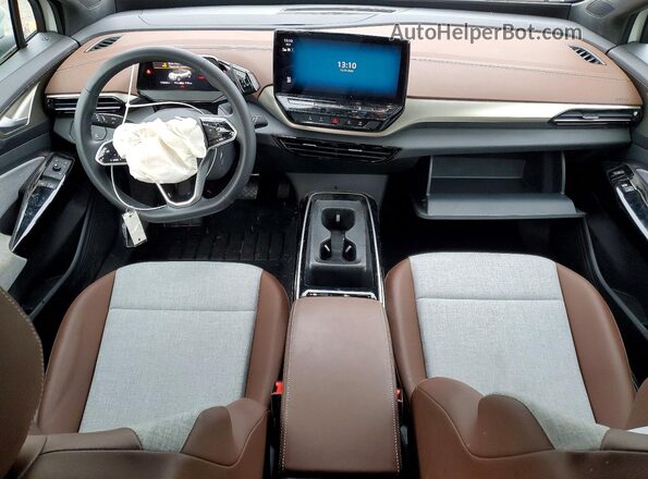 1V2BMPE87PC055167 2023 VOLKSWAGEN ID.4 White წინა პანელის ხედი