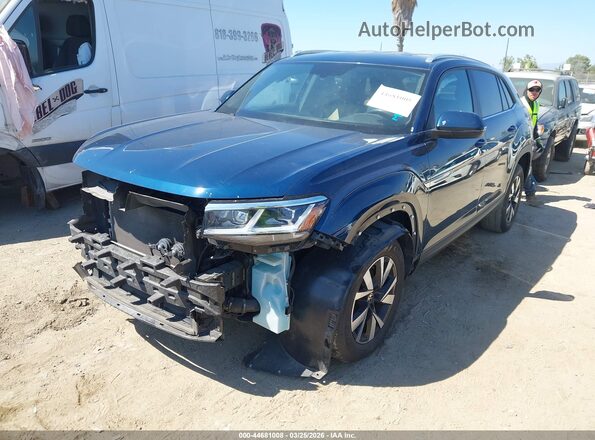 1V2DC2CA8PC204903 2023 VOLKSWAGEN ATLAS Blue Vista tres cuartos delantera izquierda