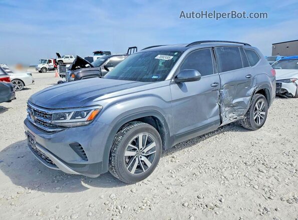 1V2DP2CA6NC511018 2022 VOLKSWAGEN ATLAS Gray Передня ліва чверть