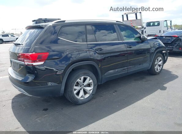 1V2DR2CA1JC587718 2018 VOLKSWAGEN ATLAS Black Tył prawy