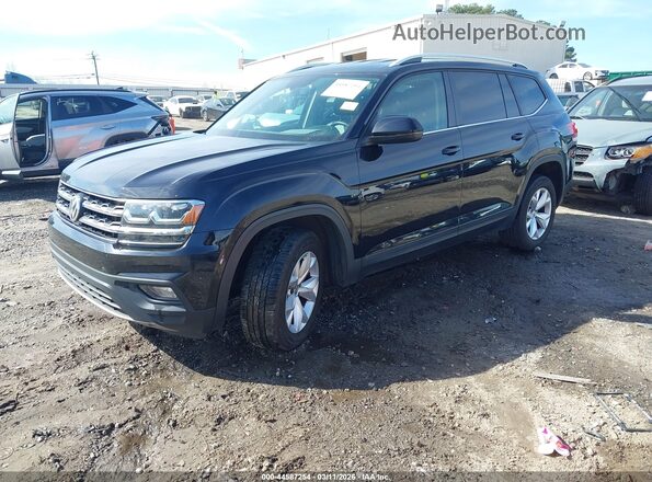 1V2DR2CA8KC611479 2019 VOLKSWAGEN ATLAS Черный Передняя левая четверть