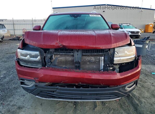 1V2ER2CA5JC528448 2018 VOLKSWAGEN ATLAS Red Դիմացի տեսք