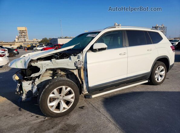 1V2ER2CA7JC567042 2018 VOLKSWAGEN ATLAS Белый Передняя левая четверть