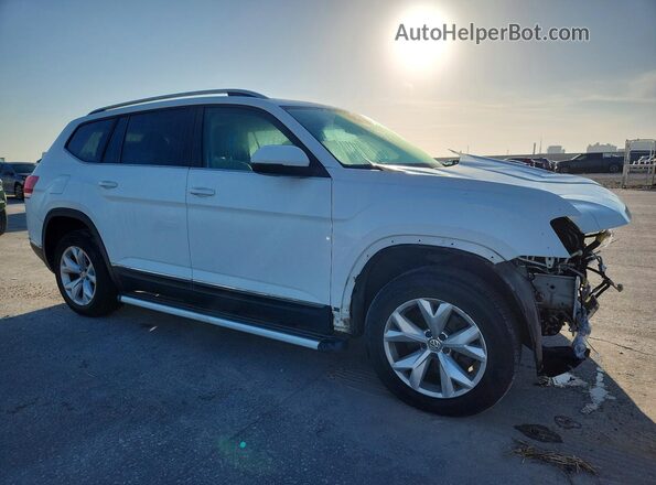 1V2ER2CA7JC567042 2018 VOLKSWAGEN ATLAS Белый Передняя правая четверть
