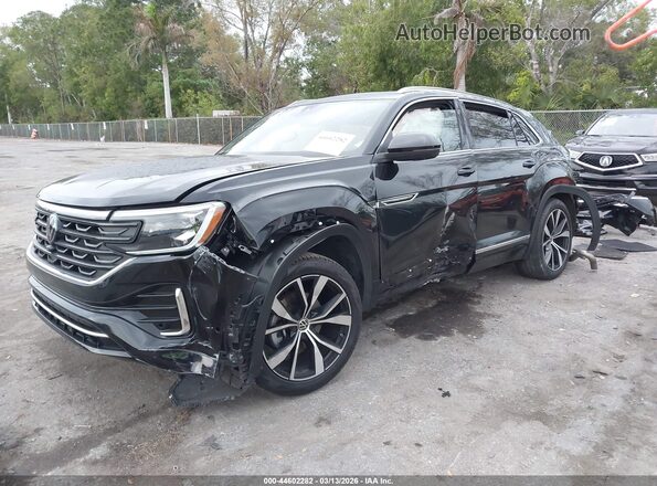 1V2FE2CA5RC229506 2024 VOLKSWAGEN ATLAS Черный Передняя левая четверть