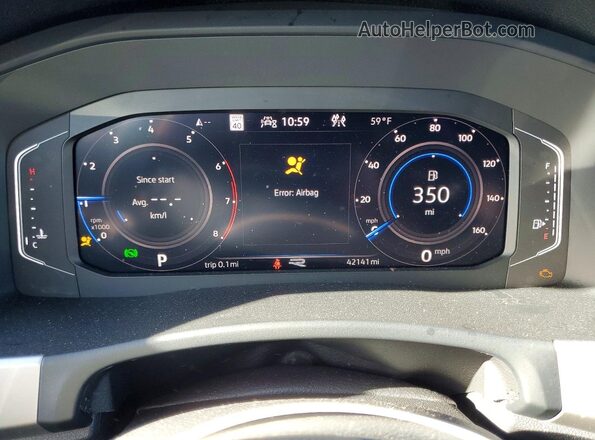 1V2FE2CA7PC212154 2023 VOLKSWAGEN ATLAS Gray Вид щитка приладів