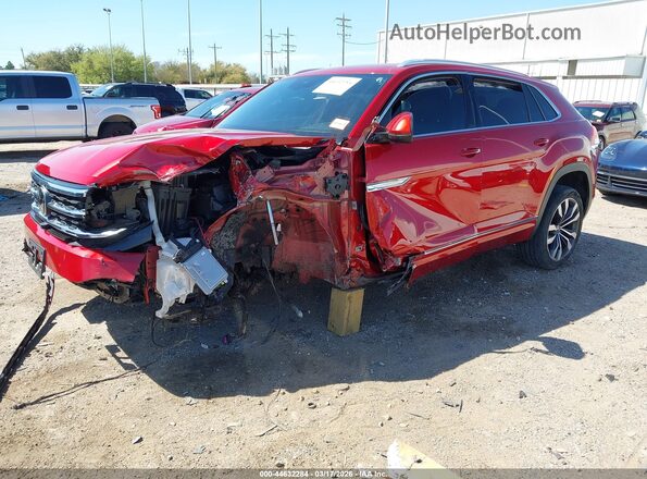 1V2FE2CA8PC205052 2023 VOLKSWAGEN ATLAS Red Przód lewy