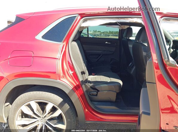 1V2FE2CA8PC205052 2023 VOLKSWAGEN ATLAS Red Widok naklejki z numerem VIN