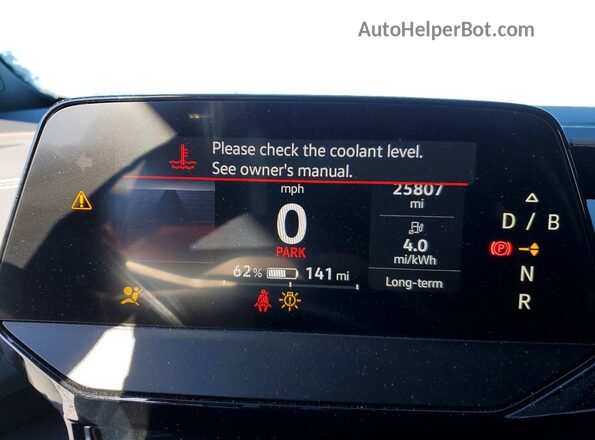 1V2FMPE86PC013686 2023 VOLKSWAGEN ID.4 Red Instrument cluster view