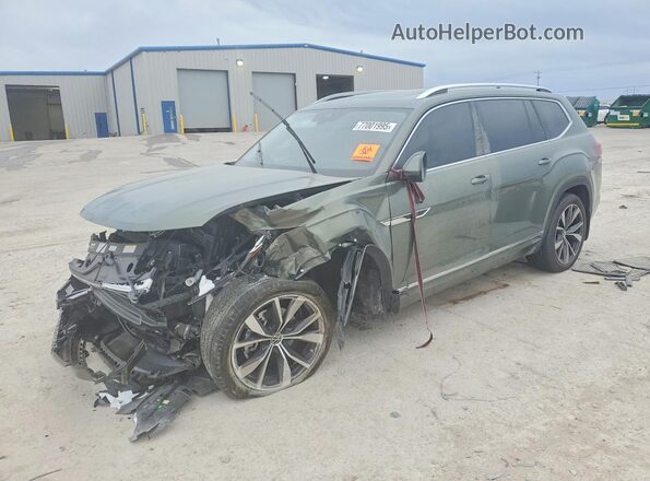 1V2FN2CA0TC520633 2026 VOLKSWAGEN ATLAS Зеленый Передняя левая четверть