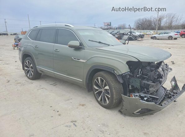 1V2FN2CA0TC520633 2026 VOLKSWAGEN ATLAS Зеленый Передняя правая четверть