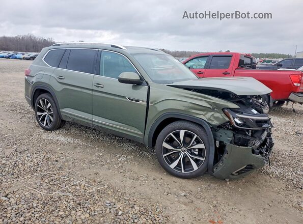 1V2FN2CAXTC505119 2026 VOLKSWAGEN ATLAS Зеленый Передняя правая четверть
