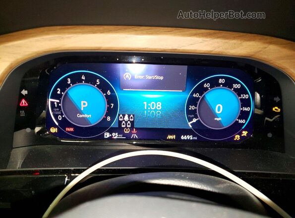 1V2HN2CA7TC524154 2026 VOLKSWAGEN ATLAS Серебряный Вид щитка приборов