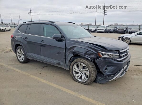 1V2HR2CA0MC556417 2021 VOLKSWAGEN ATLAS Черный Передняя правая четверть