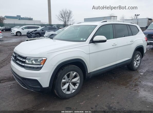 1V2HR2CA7JC500809 2018 VOLKSWAGEN ATLAS Белый Передняя левая четверть