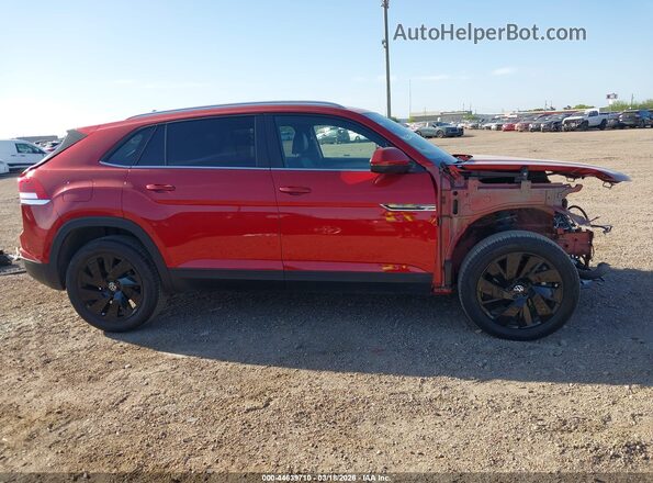 1V2JE2CA3SC220349 2025 VOLKSWAGEN ATLAS Красный Панорамный вид салона 360°