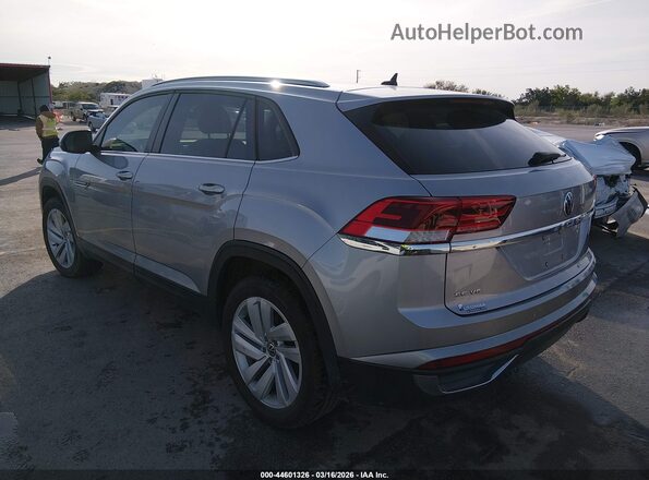 1V2JE2CA6MC237164 2021 VOLKSWAGEN ATLAS Серебряный Задняя левая четверть