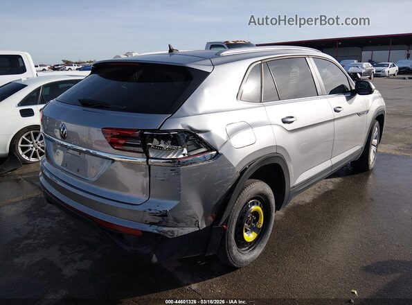 1V2JE2CA6MC237164 2021 VOLKSWAGEN ATLAS Серебряный Задняя правая четверть