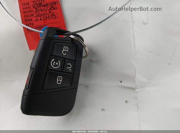 1V2KC2CA5MC220415 2021 VOLKSWAGEN ATLAS Black Widok deski rozdzielczej
