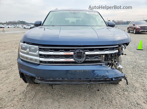 1V2KR2CA9JC579776 2018 VOLKSWAGEN ATLAS Синий Вид спереди
