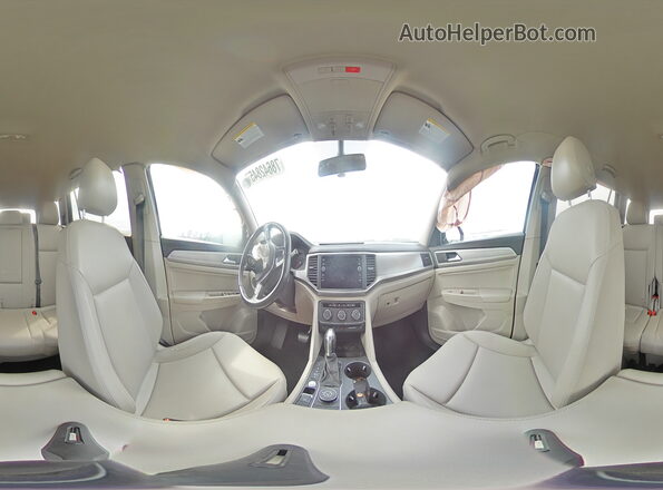 1V2KR2CA9JC579776 2018 VOLKSWAGEN ATLAS Синий Панорамный вид салона 360°