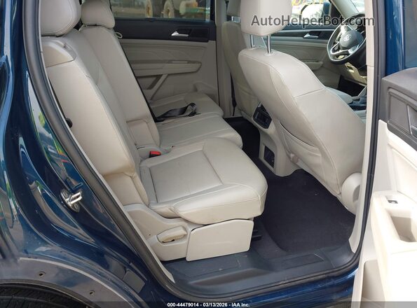 1V2LP2CA9MC595412 2021 VOLKSWAGEN ATLAS Синий Вид наклейки с VIN-кодом