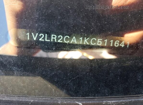 1V2LR2CA1KC511641 2019 VOLKSWAGEN ATLAS Gray VIN կոդի պիտակի տեսք