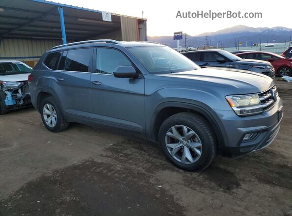 1V2LR2CA2KC513608 2019 VOLKSWAGEN ATLAS Серебряный Передняя правая четверть