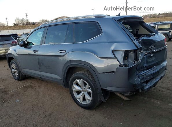1V2LR2CA2KC513608 2019 VOLKSWAGEN ATLAS Серебряный Задняя левая четверть