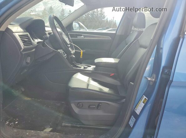 1V2LR2CA3KC522768 2019 VOLKSWAGEN ATLAS Синий Вид салона спереди