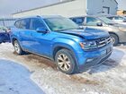 2019 Volkswagen Atlas Se Синий vin: 1V2LR2CA3KC522768