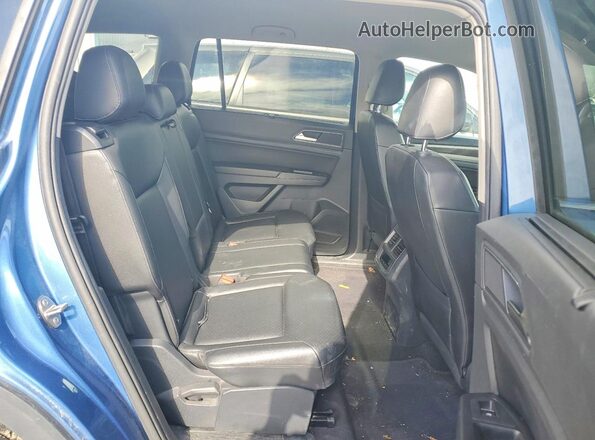 1V2LR2CA3KC522768 2019 VOLKSWAGEN ATLAS Синий Вид задней части салона
